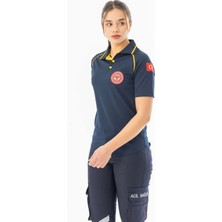 112 Giyim 112 Acil Tıp Teknisyeni T-Shirt  Lacivert (ATT001)