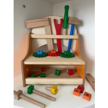 Ahşap Tamir Takım Tezgahı Büyük Boy Montessori Oyuncak