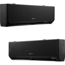 Hantech H-Pro Siyah Cam Panel A++ (Wi-Fi + Montaj Dahil) 9.000 Btu/h Duvar Tipi Inverter Klima