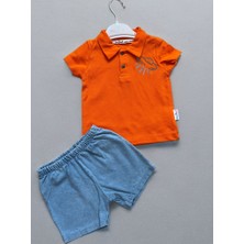 Erkek Bebek Polo Yaka 2li Takım