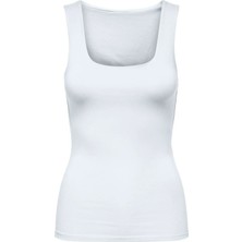 Only Kadin Beyaz Onlfelina S/l 2-Way Top Jrs T-Shirt 15340909-BRIGHTWHI