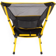 Uniqamping  Ergo Ergonomik Katlanır Kamp Sandalyesi Siyah-Sarı