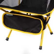 Uniqamping  Ergo Ergonomik Katlanır Kamp Sandalyesi Siyah-Sarı