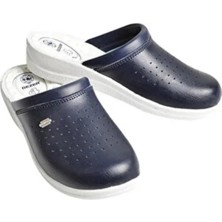 Unisex Beyaz Ortopedik 4 Nokta Sabo Terlik Aşçı Hemşire Hastane Doktor Terliği