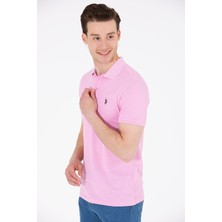 U.S. Polo Assn. Erkek Açık Pembe Tişört Basic 50262933-VR078