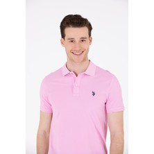 U.S. Polo Assn. Erkek Açık Pembe Tişört Basic 50262933-VR078