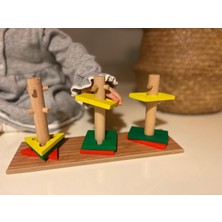 Ahşap Akıllı Şekiller Montessori Oyuncak