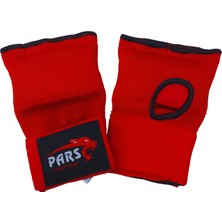 Pars Profesyonel Hazır Boks Bandajı Jel Dolgulu Hazır Bandaj Kırmızı