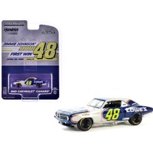 Greenlight 1/64 1969 Chevrolet Camaro - Jimmie Johnson / Hendrick Motorsports First Win Tribute April 28, 2002 - San Bernardino County, CA 30493