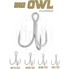 Fujin  Big Owl Süper Anti-Rust Üçlü Kanca