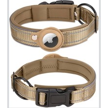 Yüksek Kalite, Reflektörlü Airtag Köpek Tasması