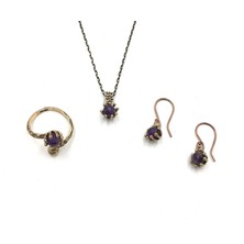 Mini Ametist Otantik Doğal Taş Set