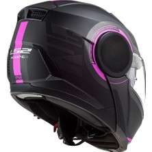 Ls2 Scope 2 Arch Mat Tıtanıum-Pembe Çene Açılır Kask