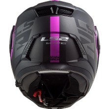 Ls2 Scope 2 Arch Mat Tıtanıum-Pembe Çene Açılır Kask