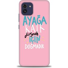 Kılıf Evreni Samsung Galaxy A03 Uyumlu A+ Plus Kılıf + SERAMİK KIRILMAZ EKRAN KORUYUCU 161