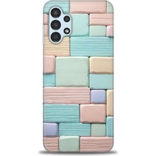 Samsung Galaxy A13 4g Hd Baskılı Kılıf + Seramik Tam Kaplayan Ekran Koruyucu 440