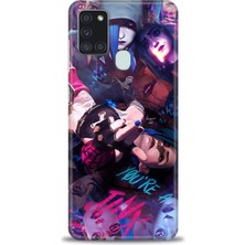 Kılıf Evreni Samsung Galaxy A21S Uyumlu A+ Plus Kılıf + SERAMİK KIRILMAZ EKRAN KORUYUCU 278