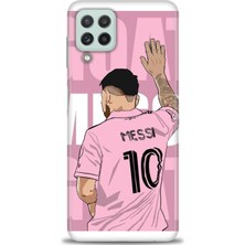 Samsung Galaxy A22 Hd Baskılı Kılıf + Seramik Tam Kaplayan Ekran Koruyucu 16