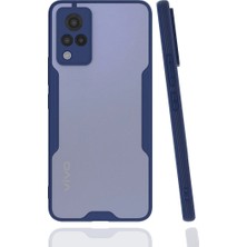 Newface  Vivo V21 Kılıf Platin Silikon - Lacivert Zrnet