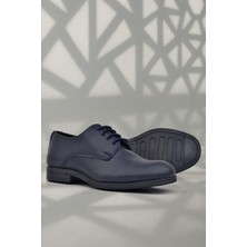 Rakerplus Lacivert Mat Bağcıklı Oxford Çocuk Okul Ayakkabısı