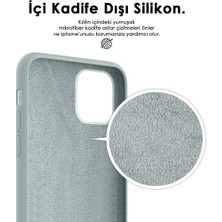 IPhone 14 Promax Kadife Iç Dokulu Silikon Koruyucu Kılıf