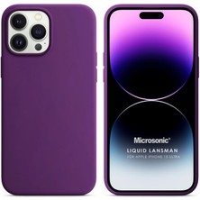 IPhone 14 Promax Kadife Iç Dokulu Silikon Koruyucu Kılıf