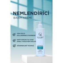 Alvori Hydraboost Cream, Yoğun Nemlendirici & Cilt Bariyeri 24 Saat Etkili,  Shea Yağı & Kolajen & Hyaluronik Acid İçerikli, 200 ml