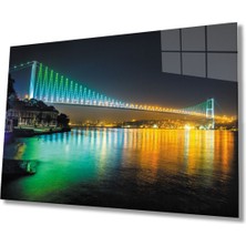 Istanbul Boğazı Manzara 4mm Dayanıklı Cam Tablo Temperli Cam