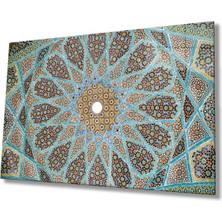 Dini Islami Motif Cam Tablo Ev ve Ofis Duvar Dekoru Hediyelik Büyük Tablo Cam
