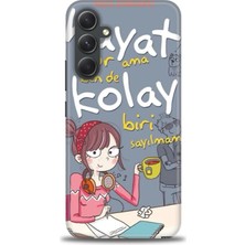 Samsung Galaxy A54 Hd Baskılı Kılıf + Seramik Tam Kaplayan Ekran Koruyucu 163