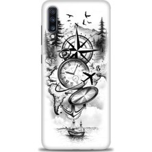 Samsung Galaxy A70 Hd Baskılı Kılıf + Seramik Tam Kaplayan Ekran Koruyucu 84