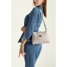 Fhd Bags Kapitone Desenli Orta Boy Ayarlanabilir Askılı Trend Kadın Çapraz Çanta