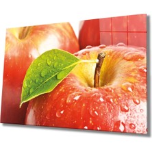 Meyveler Cam Tablo 4mm Dayanıklı Temperli Cam