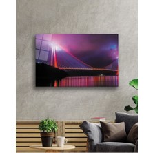 Istanbul Boğazı Manzara 4mm Dayanıklı Cam Tablo Temperli Cam