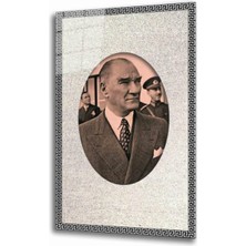 Shopping Haven Atatürk Cam Tablo 4 mm Dayanıklı Temperli Cam