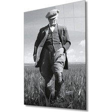 Shopping Haven Atatürk Cam Tablo 4 mm Dayanıklı Temperli Cam