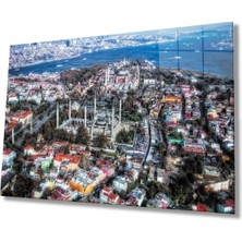 Shopping Haven Istanbul Manzara 4mm Dayanıklı Cam Tablo Temperli Cam