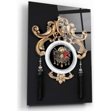 Shopping Haven Nw Özel  Osmanlı Tuğrası Cam Tablo