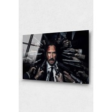 Shopping Haven John Wick Cam Tablo, Film Tablo, Aktör Tablo, Duvar Dekor, Büyük Tablo, Cam Duvar Tablo