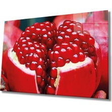 Meyveler Cam Tablo 4mm Dayanıklı Temperli Cam