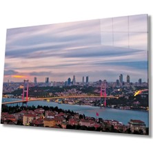 Shopping Haven Istanbul Boğazı Manzara 4mm Dayanıklı Cam Tablo Temperli Cam