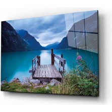 Shopping Haven Doğa Manzara Cam Tablo 4mm Dayanıklı Temperli Cam