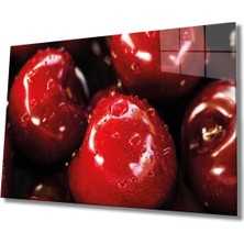 Meyveler Cam Tablo 4mm Dayanıklı Temperli Cam