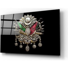 Shopping Haven Nw Özel  Osmanlı Tuğrası Cam Tablo