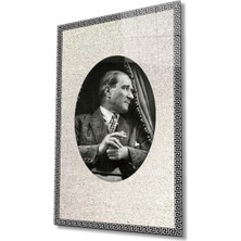 Shopping Haven Atatürk Cam Tablo 4 mm Dayanıklı Temperli Cam