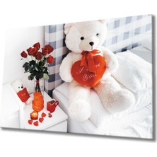 Shopping Haven Ayıcık Cam Tablo