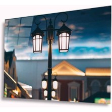 Shopping Haven Sokak Lambası Cam Tablo 4mm Dayanıklı Temperli Cam