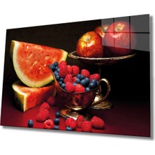 Shopping Haven Meyveler Cam Tablo 4mm Dayanıklı Temperli Cam