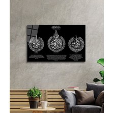 Shopping Haven Ayetel Kürsi,felak ve Nas Suresi Cam Tablo