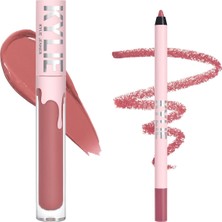 Kylie Dudak Kalemi ve Yarı Mat Likit Ruj Set 305 Harmony